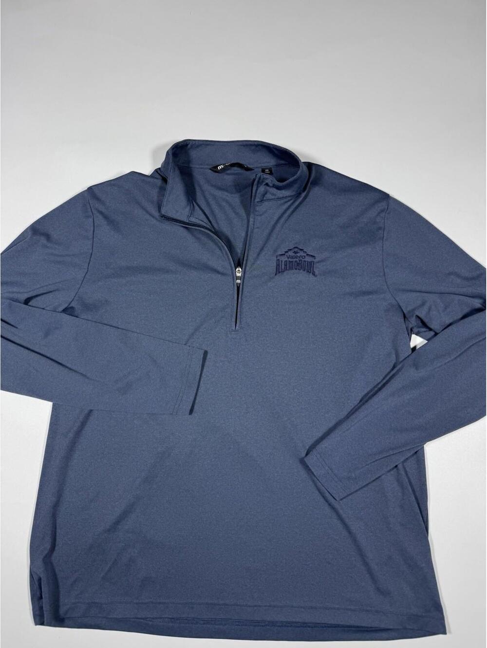 TravisMathew Quarter Zip Pullover XXL Blue Golf Valero Alamo Bowl